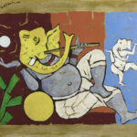 M. F. Husain - Composition Front