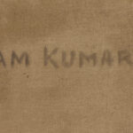 Ram Kumar - Benares, 1961 Back Signature