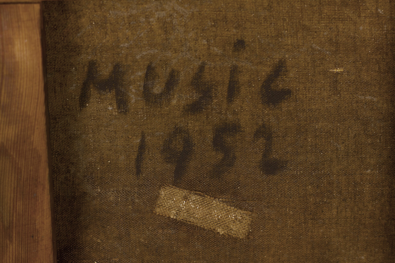 Zoran Mušič - Cavallini, 1952 Back Signature