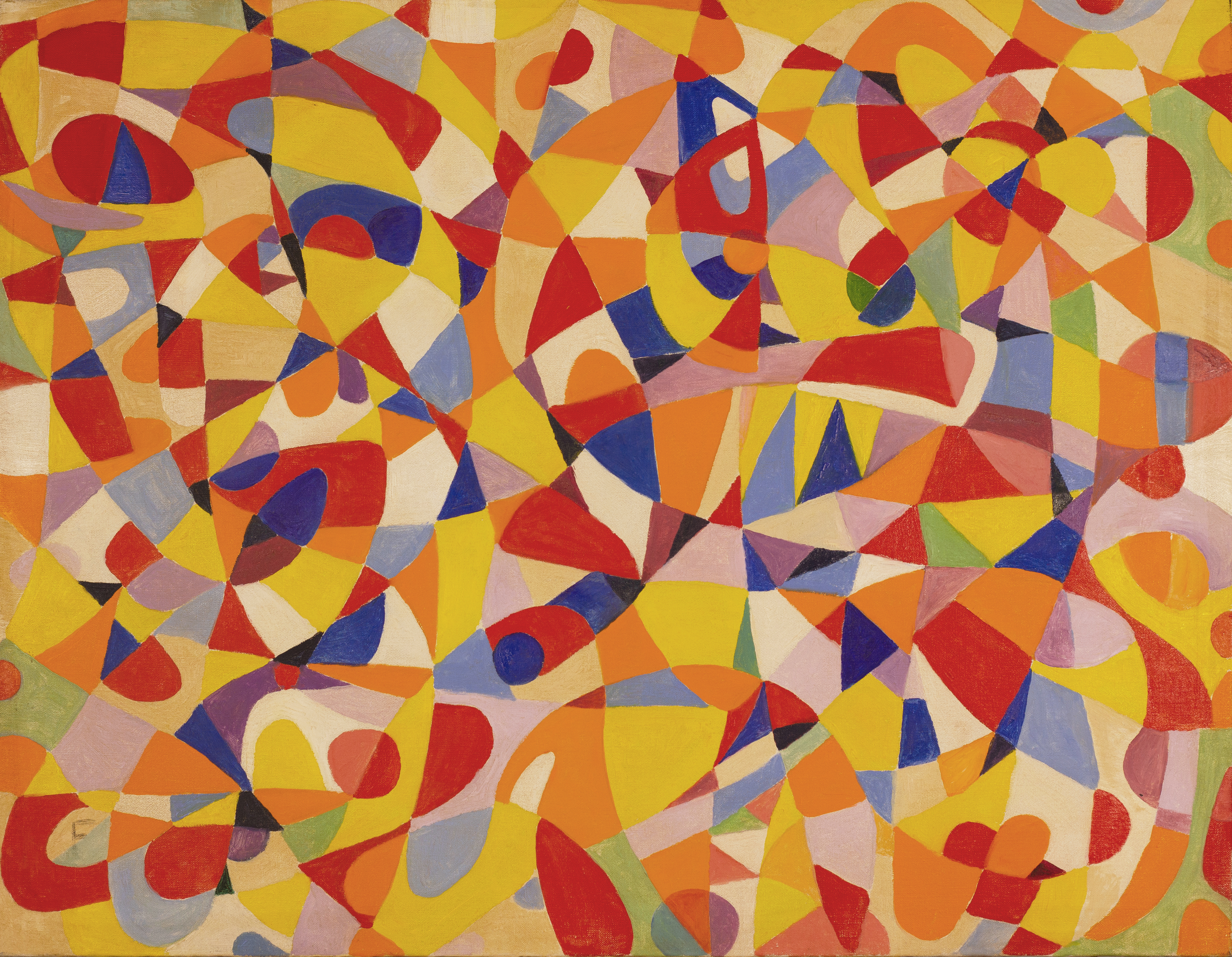 Fahr-El-Nissa Zeid - Abstract composition c. 1950s Front