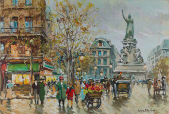 A. Blanchard - Untitled Front Without Frame | Aurora & Athena Auction House A. Blanchard - Untitled Front Without Frame