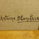 A. Blanchard - Untitled Back Signature