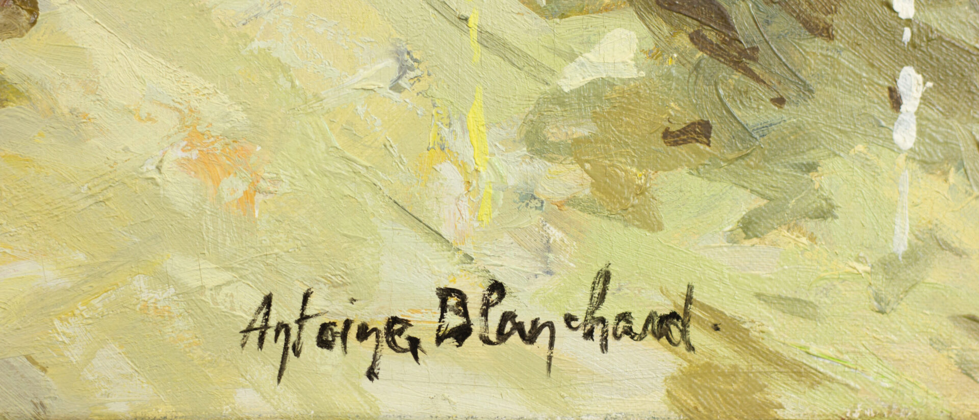 Antoine Blanchard - Untitled Front Signature