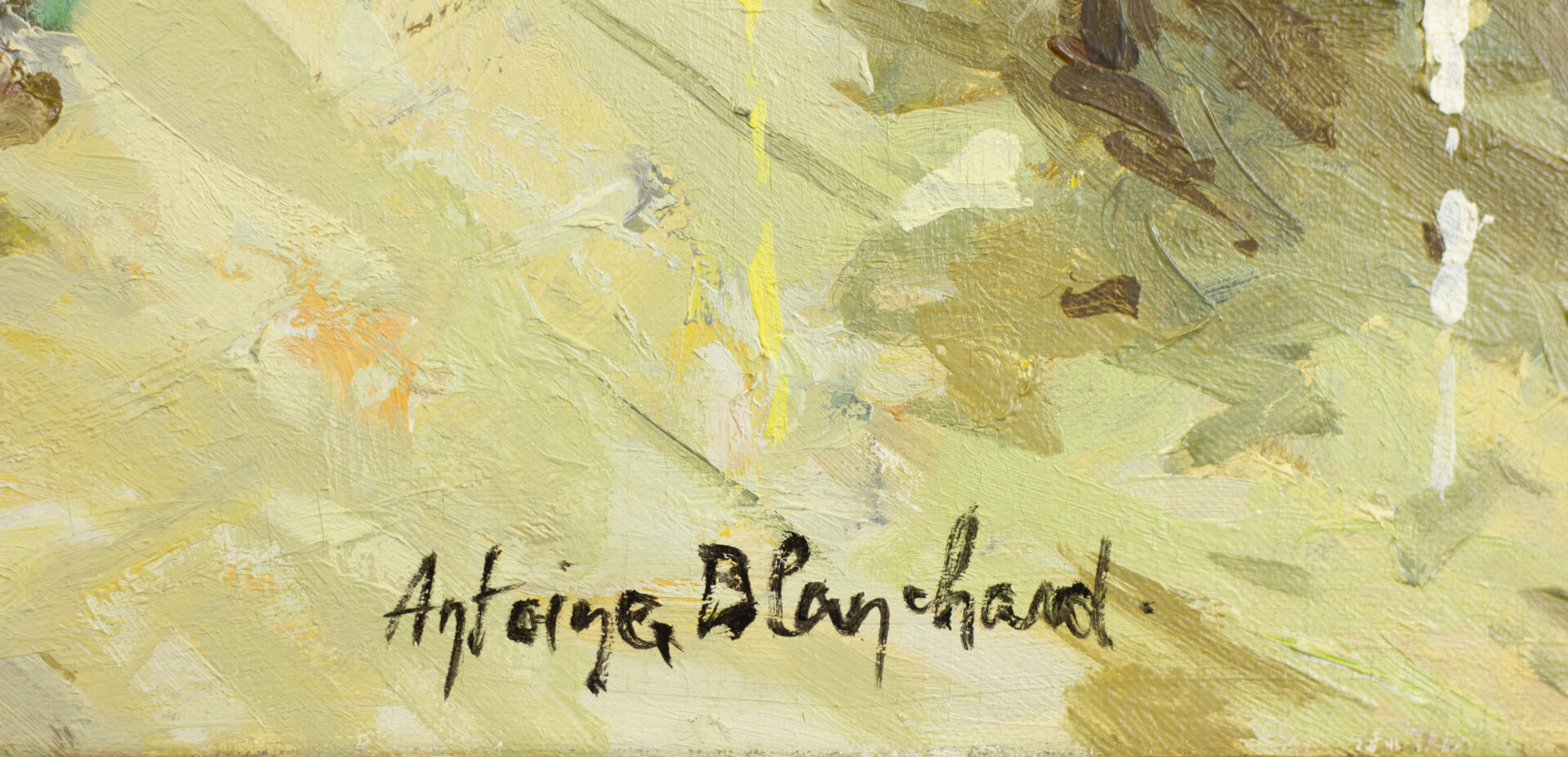 A. Blanchard - Untitled Front Signature