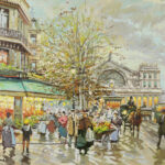 A. Blanchard – Paris, Gare de L’est Front Without Frame