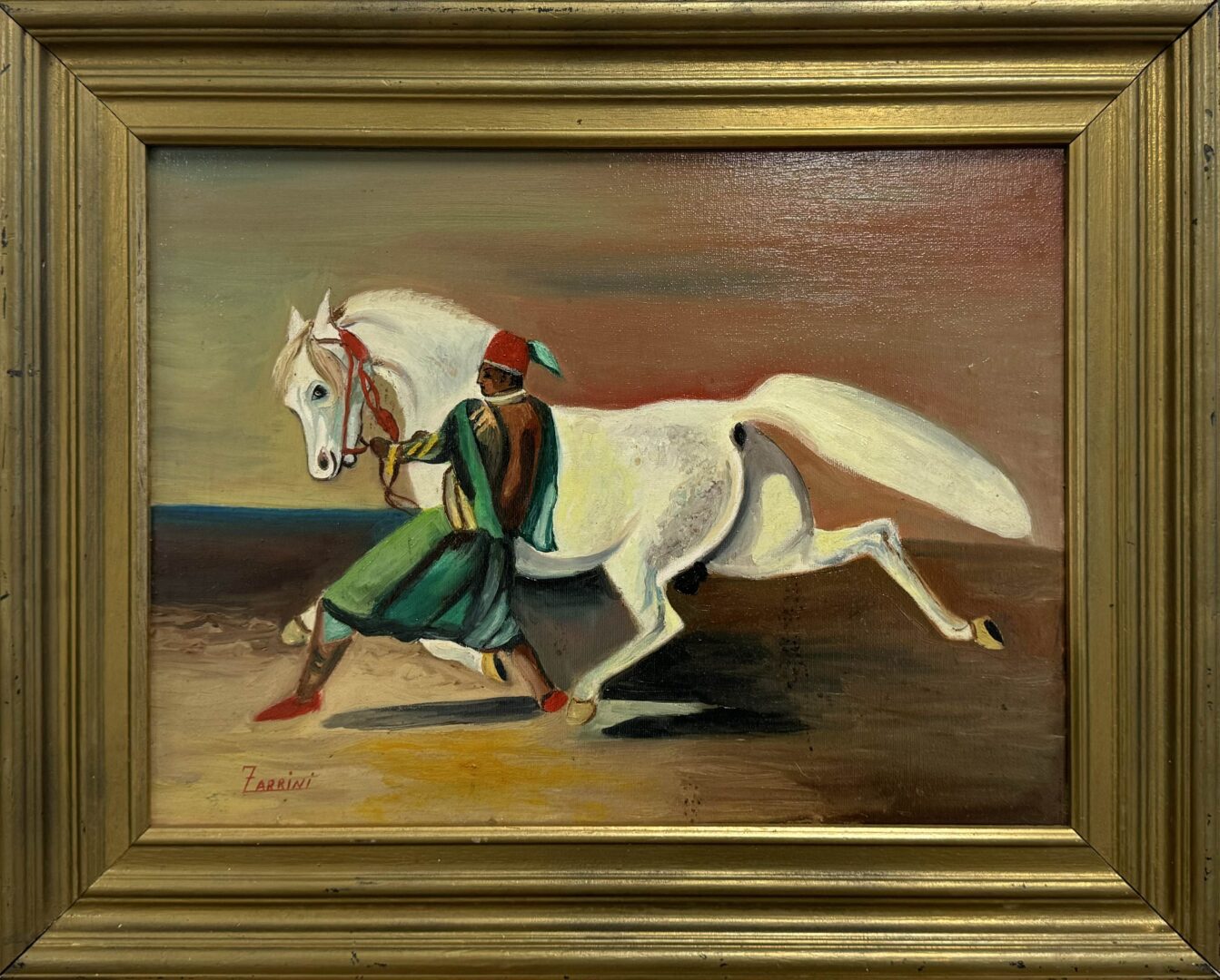 H. Zarrini - Man with Horse Front