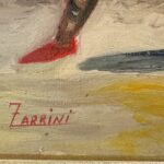 H. Zarrini - Man with Horse Front Signature