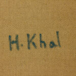 H. Khal - Untitled Back Signature