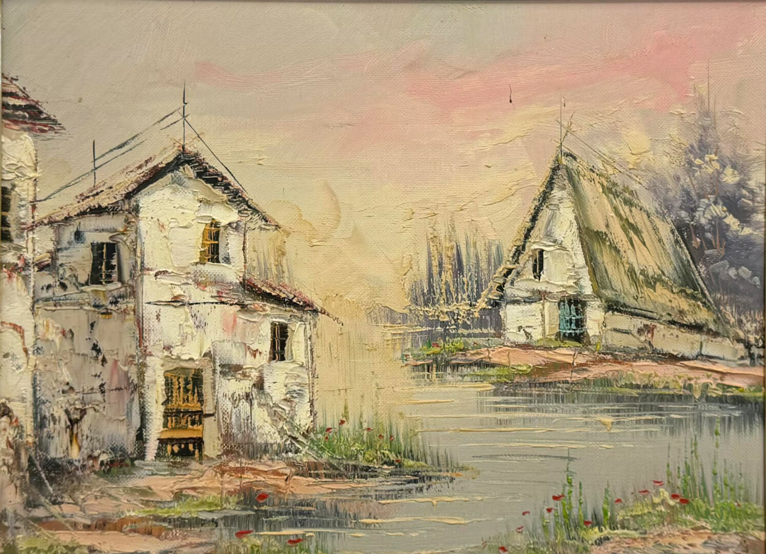 Unknown artist - Rural landscape Front Without Frame