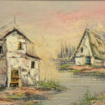 Unknown artist - Rural landscape Front Without Frame