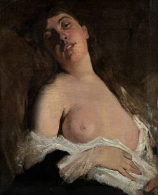 Charles Josuah Chaplin - A Portrait of a Woman