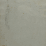 Blank verso of the sketchbook page with visible perforation