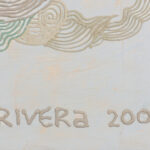 Signature of Mario De Rivera and date "2000" on the front of Ruler of the Domain.