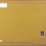 Verso of Georges Scott’s The Sabre Dance – full back view with frame and labels