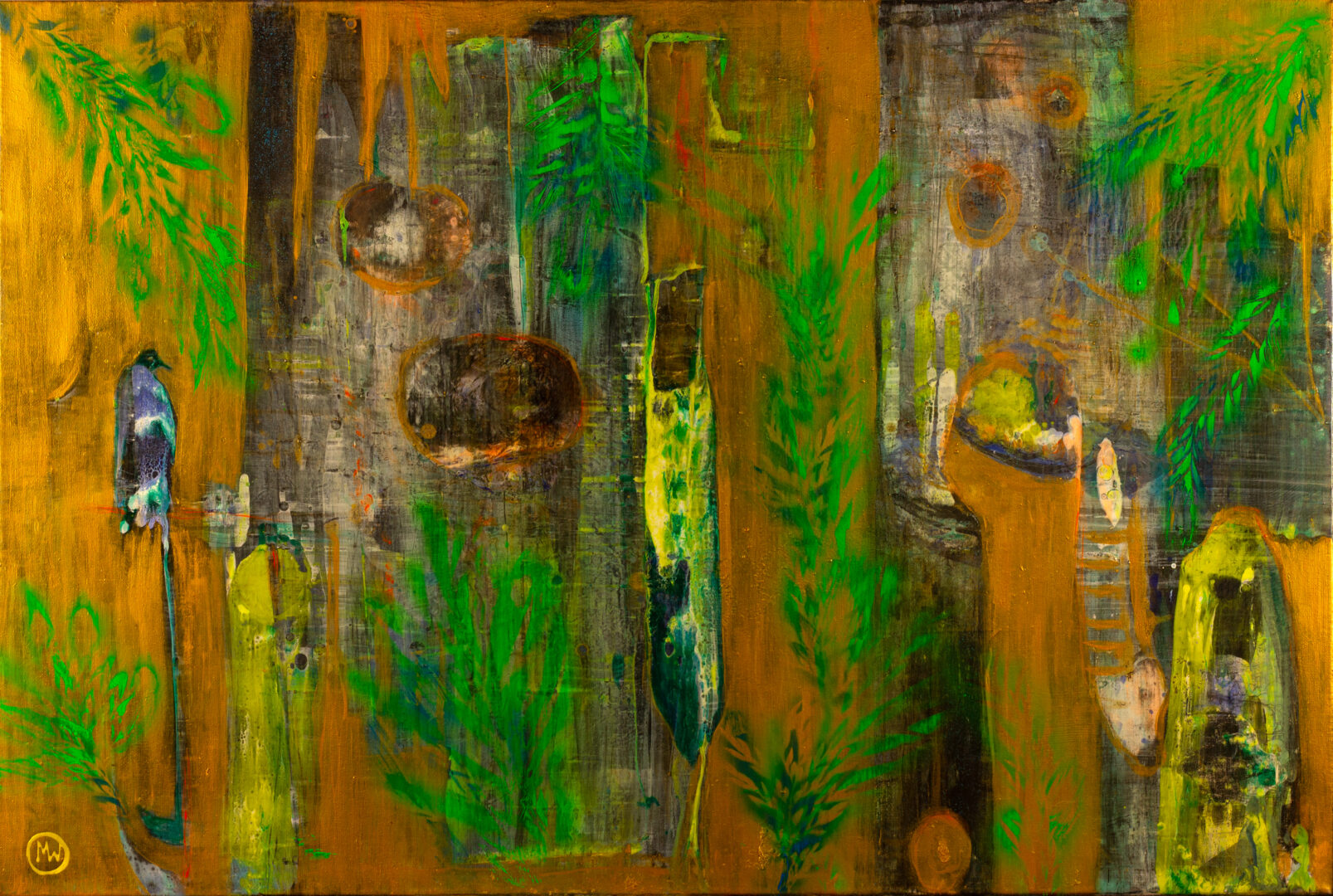 Full view of Jungle by Mariola Wroblewski, 2022, unframed.