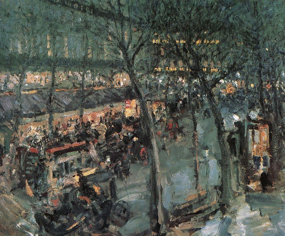Paris café scene that inspired Konstantin Korovin’s transformation into a Russian Impressionist artist | Aurora & Athena Auction House Paris café scene that inspired Konstantin Korovin’s transformation into a Russian Impressionist artist