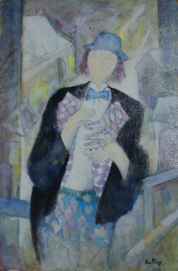 Vaulthey – Harlequin with Playing Cards