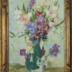 G. Delage – Bouquet with Cherub