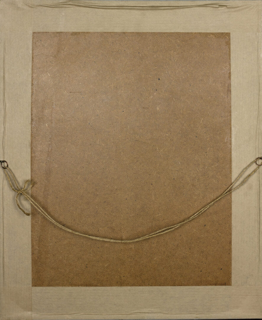 Verso of the Jagdish Swaminathan artwork