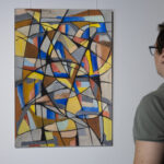 Jilali Gharbaoui – Untitled, 1955, framed presentation