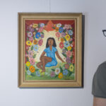 Hector Hyppolite – Woman’s Figure, framed view