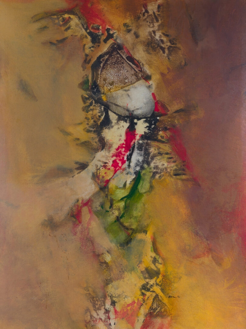 Ravi Mandlik – Composition n°06, 1999, mixed media on canvas, full view