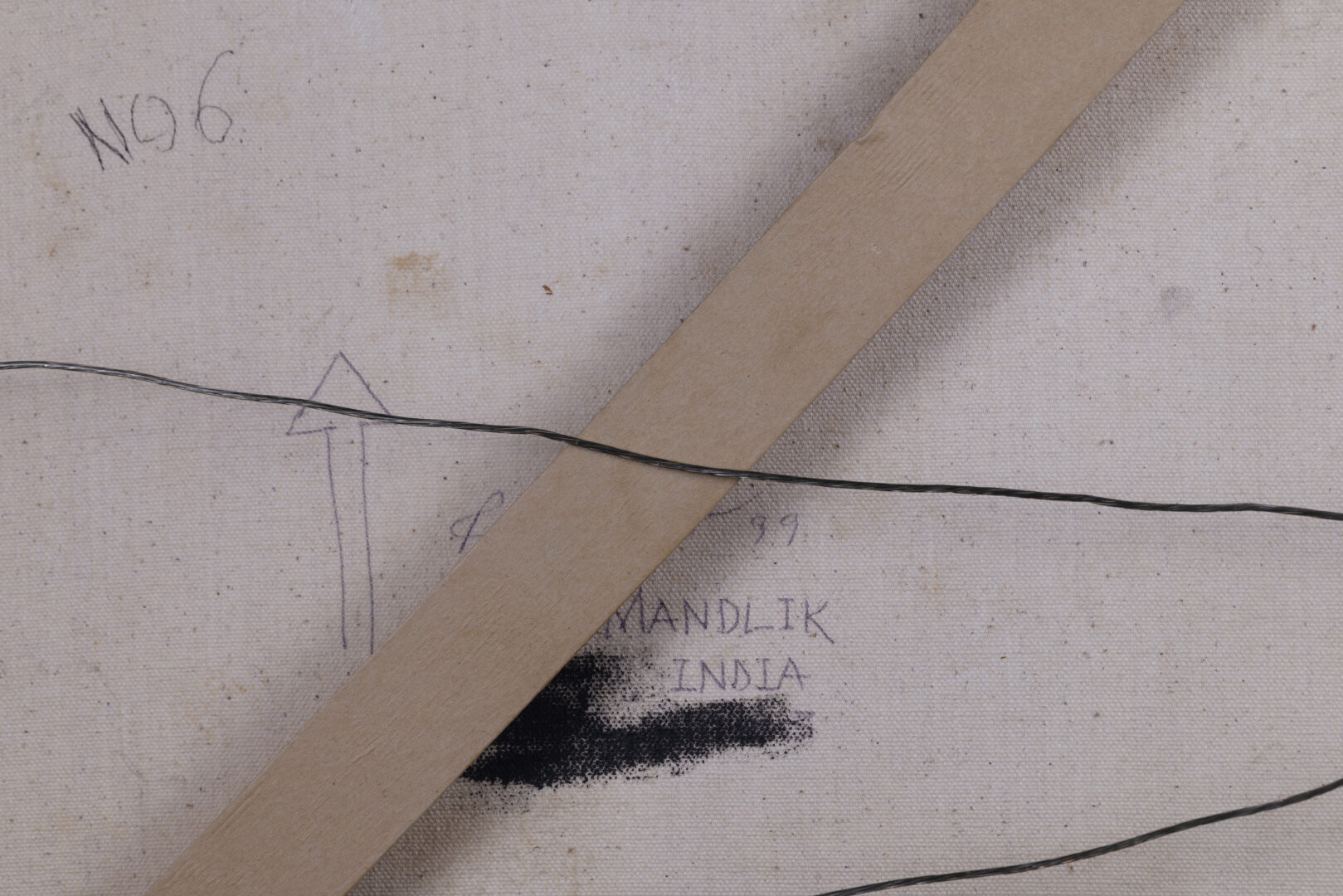 Verso with artist’s stamp and inscription