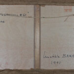 Verso of Michèle Barbé – YGGDRASILL-61, 1991 with inscriptions