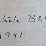 Signature “Michèle Barbé 1991” detail
