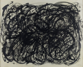 Toshimitsu Imai – Untitled, 1981, ink on paper, full view | Aurora & Athena Auction House Toshimitsu Imai – Untitled, 1981, ink on paper, full view