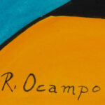 Signature of Hernando Ruiz Ocampo with date 1977