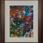 Shirley Jaffe – Untitled, c.1950, framed view