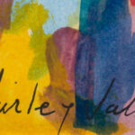 Signature “Shirley Jaffe” detail