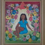 Hector Hyppolite – Woman’s Figure, framed view