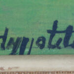 Signature “H Hyppolite” lower right detail
