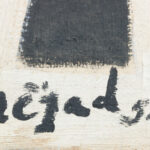 Signature “Nejad 52” detail on Abstract Composition