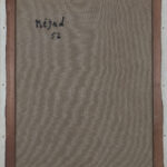 Verso of Nejad Devrim – Abstract Composition, 1952