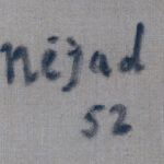 Detail of verso inscription “Nejad 52”