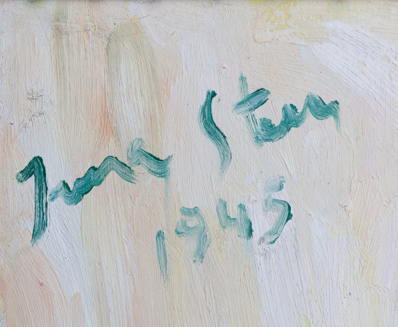 Signature and date “Irma Stern 1945” detail