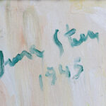 Signature and date “Irma Stern 1945” detail