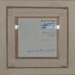 Detail of verso with artist’s notations and YUVA reference