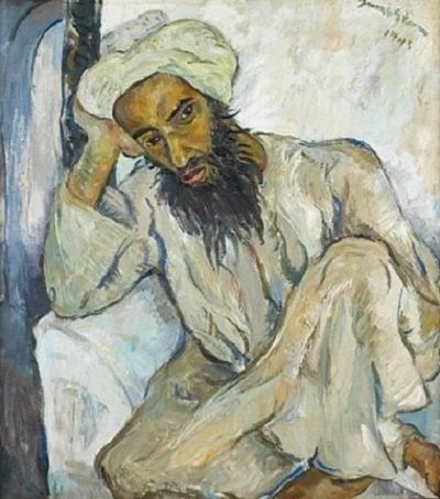 Irma Stern painting Arab Priest auction record. | Aurora & Athena Auction House Irma Stern painting Arab Priest auction record.