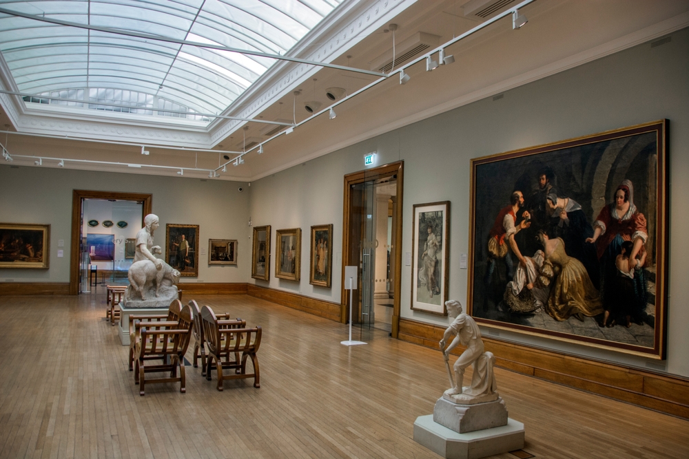 Conceptual digital art featuring a classical sculpture merging with glitch pixels, illustrating the Art Market 2026 Transvertical Shift.