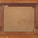 oaquin Asensio Marine Still Life back of canvas and wooden frame