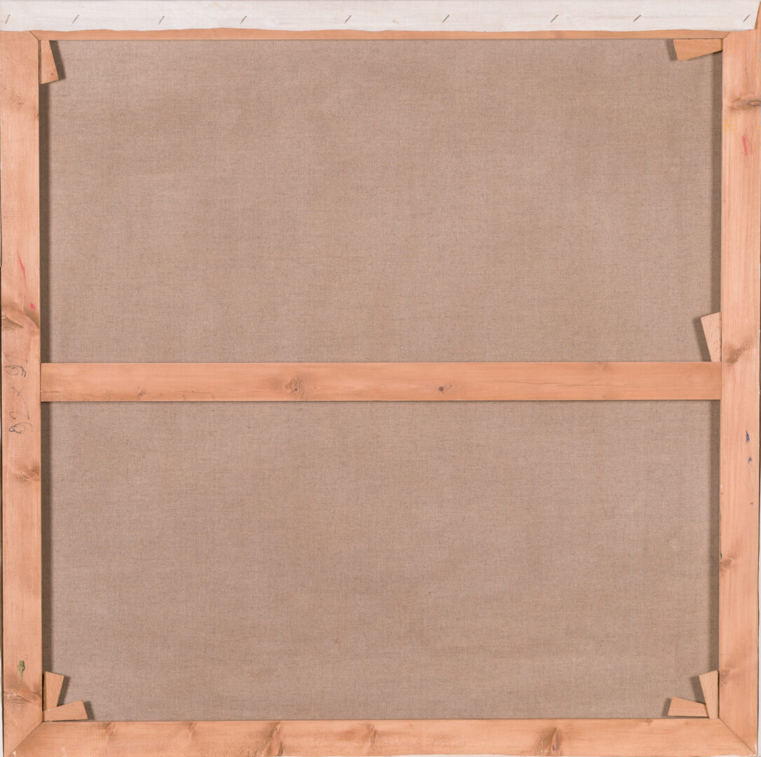 Wook-kyung Choi Abstract Composition back of canvas and stretcher