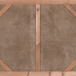 Cheong Soo Pieng Abstract Landscape back of canvas and wooden stretcher