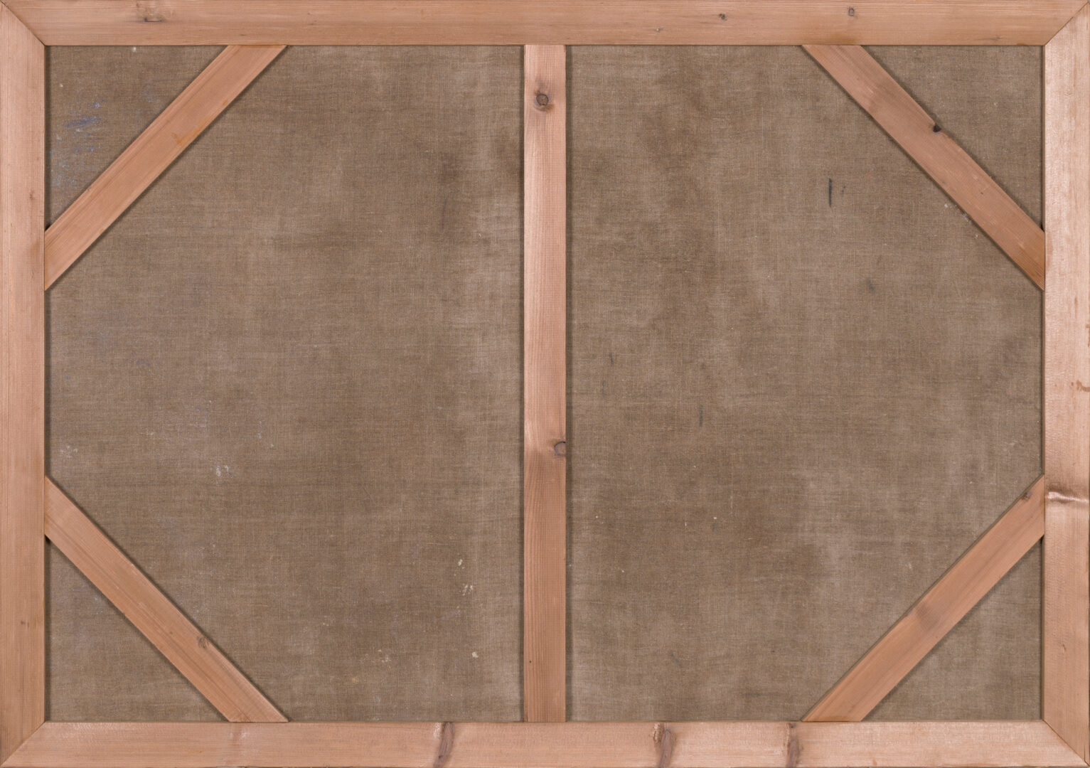 Cheong Soo Pieng Abstract Landscape back of canvas and wooden stretcher