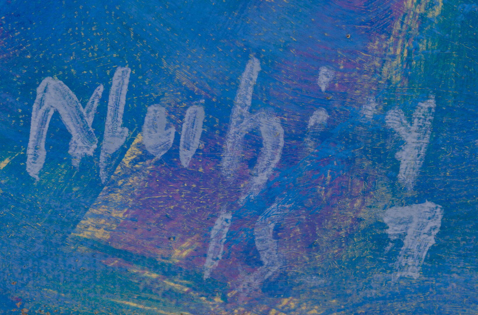 Mubin Orhon signature detail Mubin 57 lower right