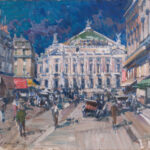 #18 Konstantin Korovin - L'Opéra, Paris. Effet du soir