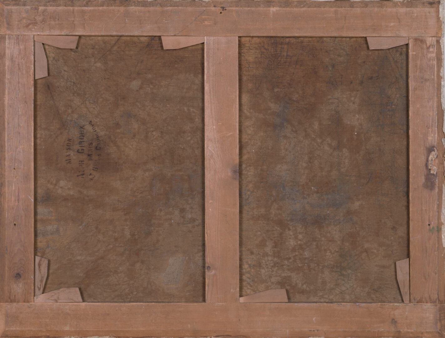 Konstantin Korovin Opera Paris back of canvas and wooden stretcher